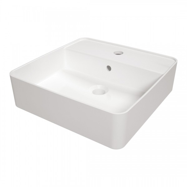 Deante Square umywalka nablatowa 42x42 cm biała CGS_6U4B