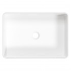 Deante Square umywalka nablatowa 50,5x35,5 cm biała CGS_6U5S