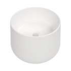 Deante Arnika umywalka okrągła 37,5 cm nablatowa biała CGN_6U32