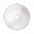 Deante Arnika umywalka okrągła 37,5 cm nablatowa biała CGN_6U32