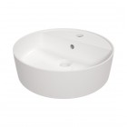Deante Round umywalka okrągła 42 cm nablatowa biała CGR_6U4B