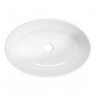 Deante Alpinia umywalka 45,5x31 cm nablatowa owalna biała CGA_6U4S