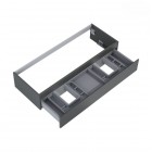 Oltens Vernal szafka 120 cm podumywalkowa wisząca grafit mat 60012400