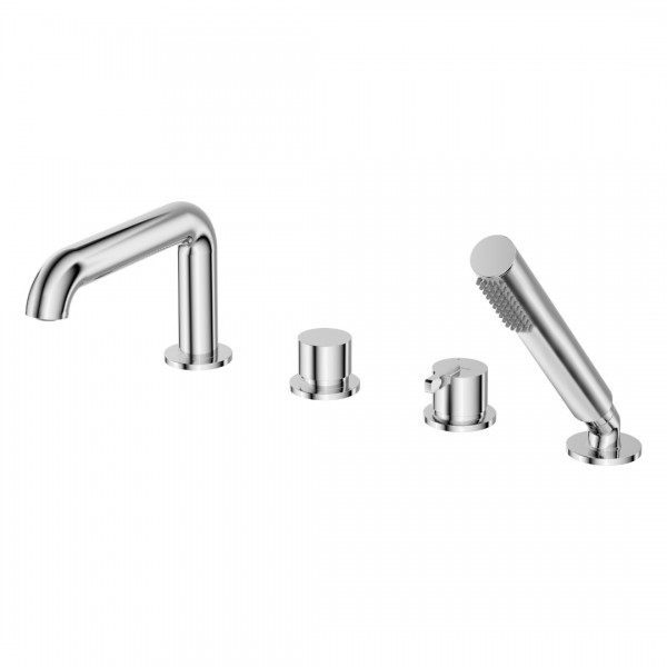 Deante Silia bateria wannowa 4-otworowa chrom BQS_014M