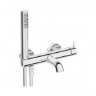 Deante Silia bateria wannowa ścienna chrom BQS_011M