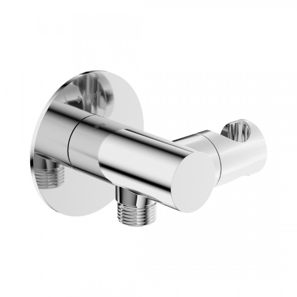 Deante Silia przyłącze kątowe z uchwytem chrom NQS_057K