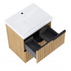 Elita Meble Asami szafka podumywalkowa 60 cm dąb naturalny fornir 169431