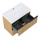 Elita Meble Asami szafka podumywalkowa 80 cm dąb naturalny fornir 169432