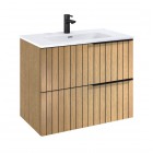 Elita Meble Asami szafka podumywalkowa 80 cm dąb naturalny fornir 169432