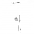 Oltens Onega zestaw prysznicowy termostatyczny podtynkowy deszczownica 22 cm chrom 36622100