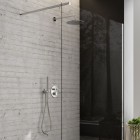 Oltens Onega zestaw prysznicowy termostatyczny podtynkowy deszczownica 25 cm chrom 36618100