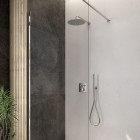 Oltens Onega zestaw prysznicowy termostatyczny podtynkowy deszczownica 25 cm chrom 36620100