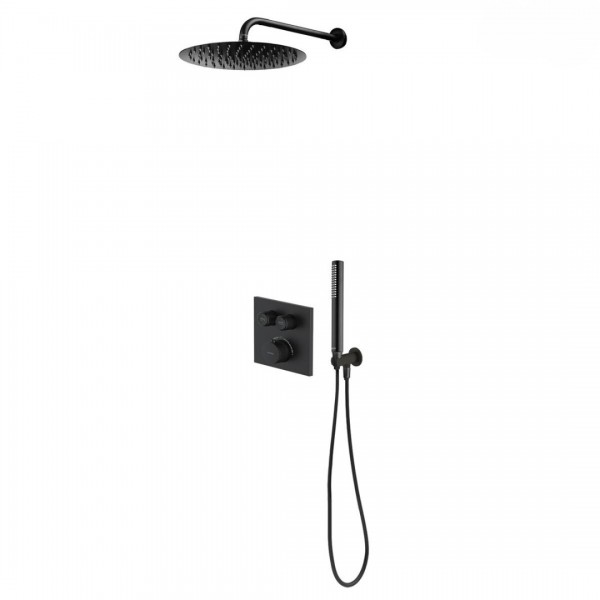 Oltens Onega zestaw prysznicowy termostatyczny podtynkowy deszczownica 30 cm chrom 36620300