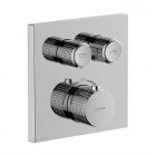 Oltens Onega zestaw prysznicowy termostatyczny podtynkowy deszczownica 22 cm chrom 36623100