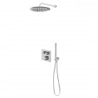 Oltens Onega zestaw prysznicowy termostatyczny podtynkowy deszczownica 30 cm chrom 36619100