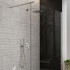 Oltens Onega zestaw prysznicowy termostatyczny podtynkowy deszczownica 30 cm chrom 36619100