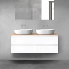 Oltens Vernal szafka 120 cm podumywalkowa wisząca biały połysk 60019000