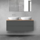 Oltens Vernal szafka 120 cm podumywalkowa wisząca grafit mat 60019400