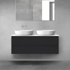 Oltens Vernal szafka 120 cm podumywalkowa wisząca czarny mat 60019300