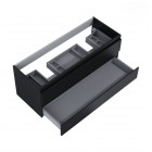 Oltens Vernal szafka 120 cm podumywalkowa wisząca czarny mat 60019300