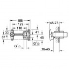 Grohe element podtynkowy do 2-otworowej baterii umywalkowej