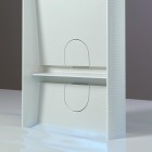 Laufen Sonar umywalka nablatowa 100x37 cm podwójna szlifowany spód biała H8123490001121