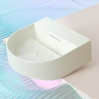 Laufen Sonar umywalka ścienna 42x41 cm półokrągła biały mat H8153417571091