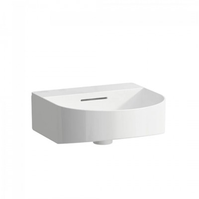 Laufen Sonar umywalka ścienna 42x41 cm półokrągła szlifowany spód biała H8163410001091