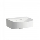 Laufen Sonar umywalka ścienna 42x41 cm półokrągła szlifowany spód biała H8163410001091