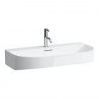 Laufen Sonar umywalka ścienna 80x42 cm półokrągła biała H8103440001041