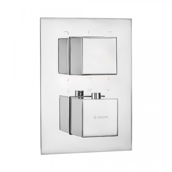 Deante Box bateria wannowo-prysznicowa podtynkowa termostatyczna chrom BXY 0EAT
