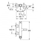 Grohe Grandera bateria wannowa