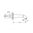 Grohe Grandera wylewka wannowa