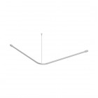 Koło Lehnen Evolution wieszak zasłony prysznicowej narożny 90x90 cm L63101000