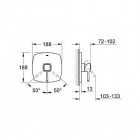 Grohe Grandera bateria prysznicowa podtynkowa