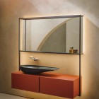 Laufen Ilbagnoalessi umywalka nablatowa 100x38 cm szlifowany spód czarny mat H8189747161121