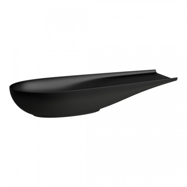 Laufen Ilbagnoalessi umywalka nablatowa 100x38 cm szlifowany spód czarny mat H8189747161121