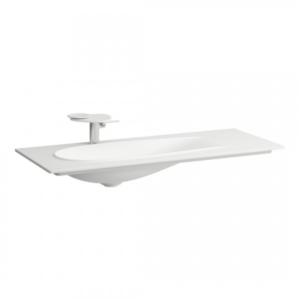Laufen Ilbagnoalessi umywalka meblowa 120x50 cm prostokątna biała z powłoką LCC H8179794001041