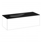 Laufen Ilbagnoalessi umywalka meblowa 120x50 cm prostokątna czarny mat H8179797161121