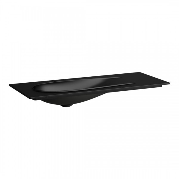 Laufen Ilbagnoalessi umywalka meblowa 120x50 cm prostokątna czarny mat H8179797161121