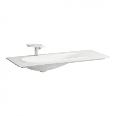 Laufen Ilbagnoalessi umywalka meblowa 120x50 cm prostokątna biała z powłoką LCC H8179794001041