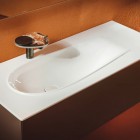 Laufen Ilbagnoalessi umywalka meblowa 120x50 cm prostokątna biała z powłoką LCC H8179794001111
