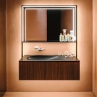 Laufen Ilbagnoalessi umywalka meblowa 120x50 cm prostokątna czarny mat H8179797161121