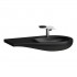Laufen Ilbagnoalessi umywalka ścienna 90x50 cm prawa czarny mat H8149767161091