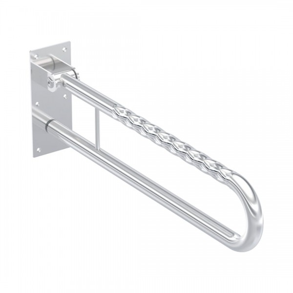 Koło Lehnen Funktion poręcz WC ścienna łukowa uchylna 70 cm falista L1061002