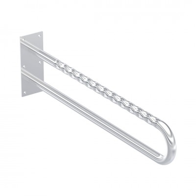 Koło Lehnen Funktion poręcz WC ścienna łukowa stała 85 cm falista wypolerowana L1054502