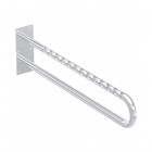 Koło Lehnen Funktion poręcz WC ścienna łukowa stała 85 cm falista wypolerowana L1054502