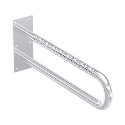 Koło Lehnen Funktion poręcz WC ścienna łukowa stała 60 cm falista wypolerowana L1054602