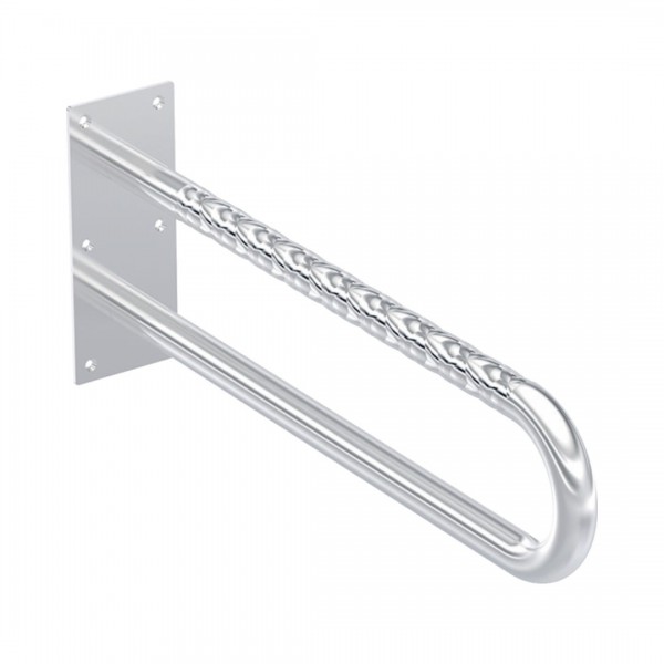 Koło Lehnen Funktion poręcz WC ścienna łukowa stała 60 cm falista wypolerowana L1054602