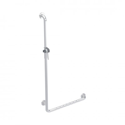 Koło Lehnen Funktion poręcz prysznicowa jednoramienna lewa 60x110 cm gładka L1023522